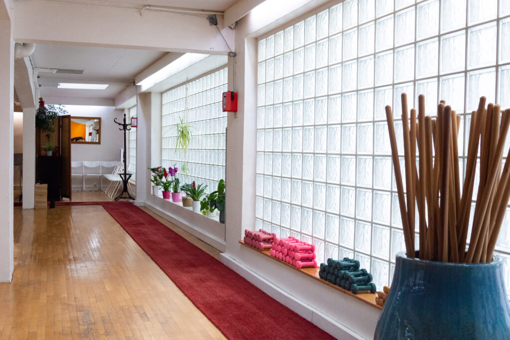 Vue du studio Yoga Paris 17