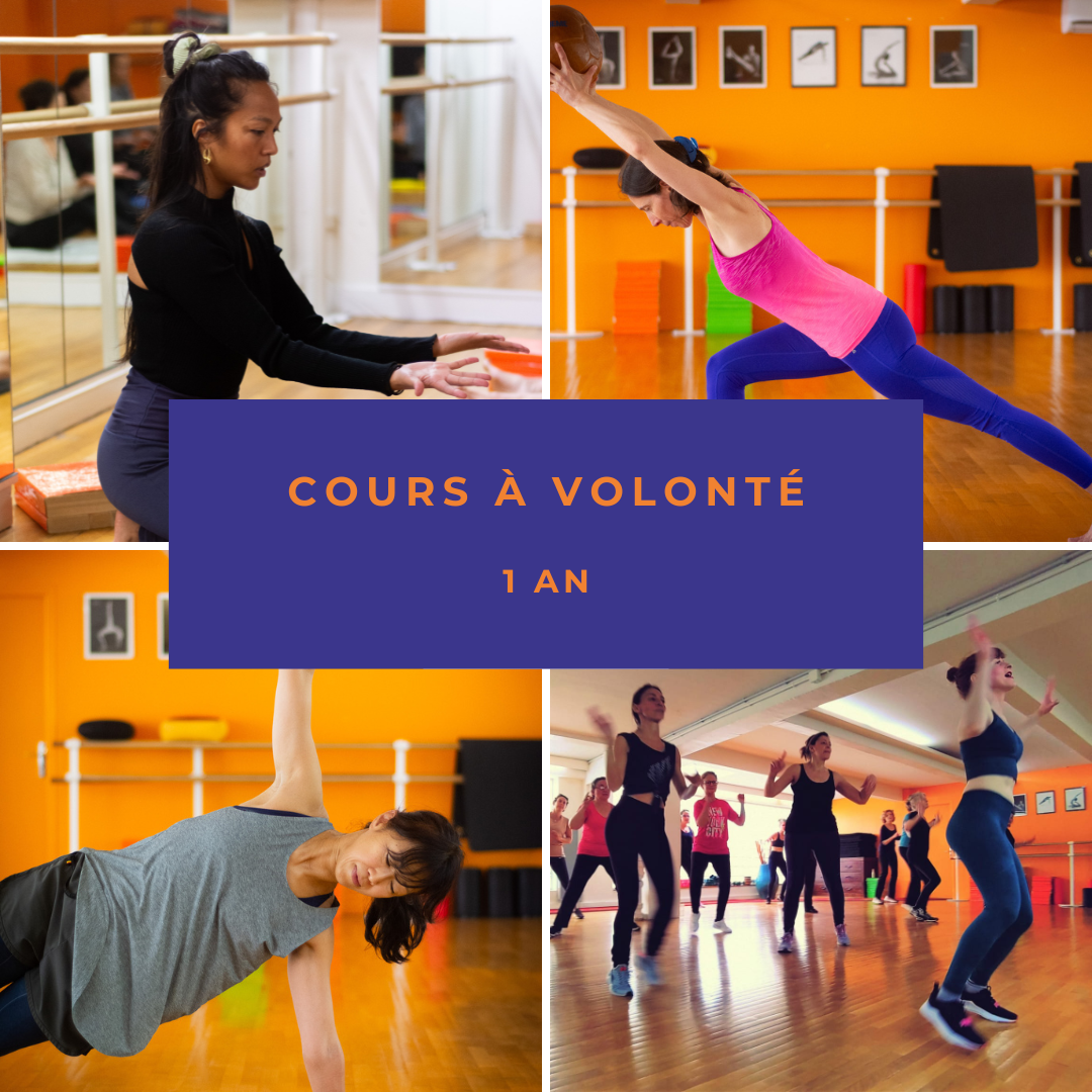 1 an cours à volonté